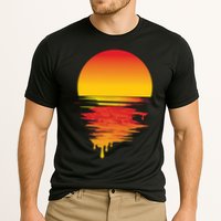 Dripping Sunset Cooling Performance Crew T-Shirt