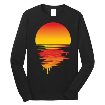 Dripping Sunset Long Sleeve Shirt