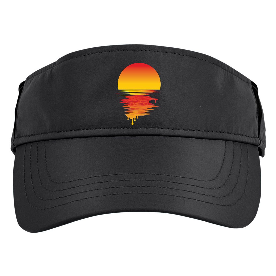 Dripping Sunset Adult Drive Performance Visor