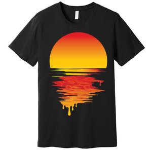 Dripping Sunset Premium T-Shirt