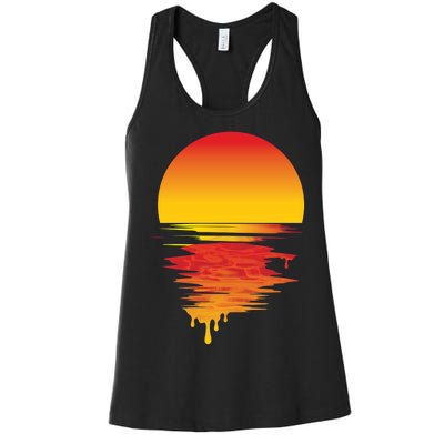 Dripping Sunset Women's Racerback Tank