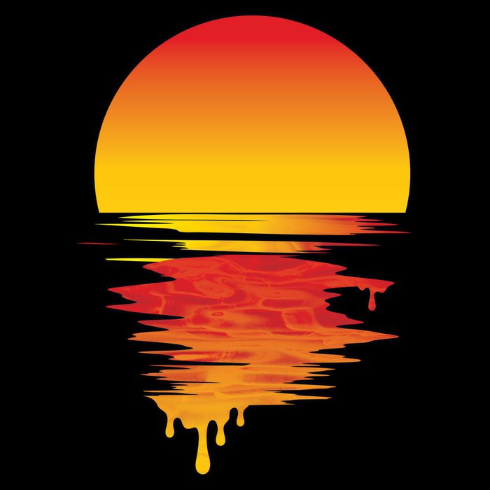 Dripping Sunset Baby Bodysuit
