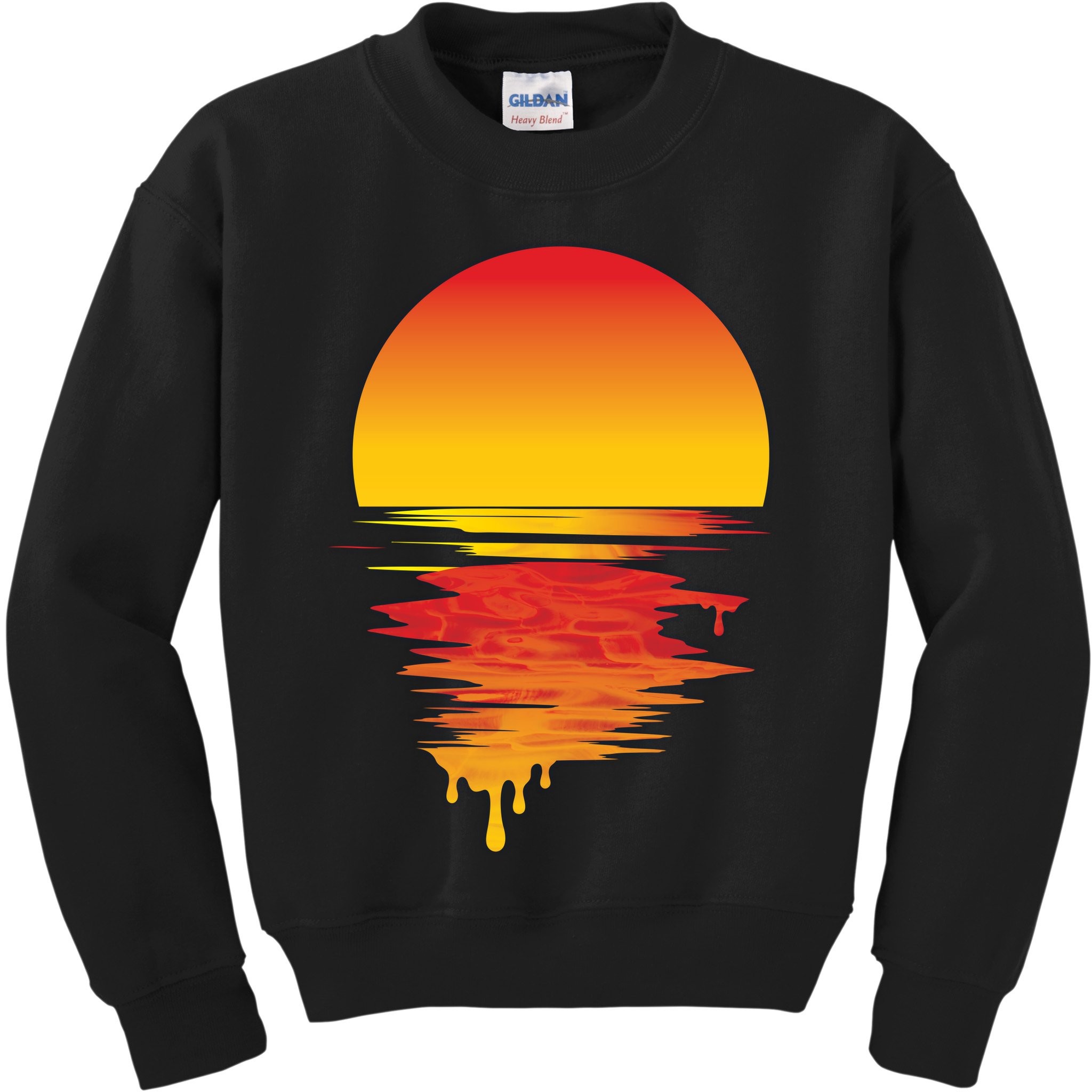 Dripping Sunset Kids Sweatshirt