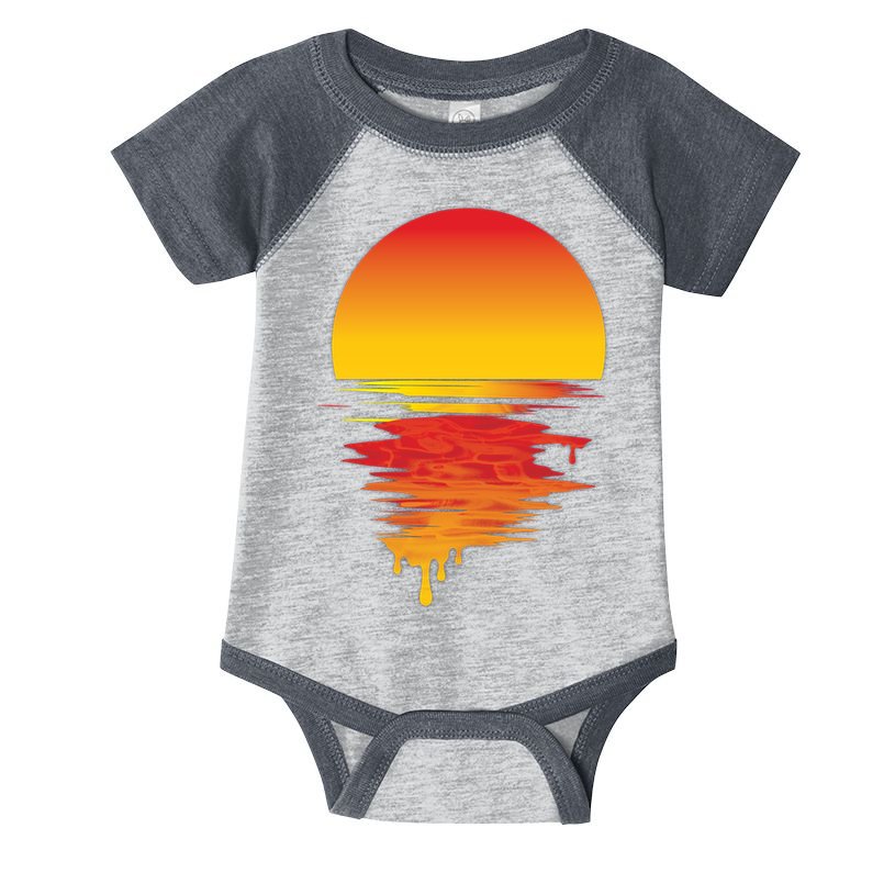 Dripping Sunset Infant Baby Jersey Bodysuit