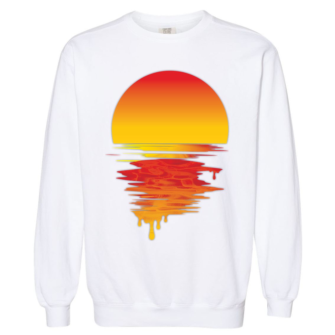 Dripping Sunset Garment-Dyed Sweatshirt