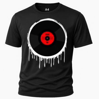 Dripping Vinyl Record Performance Shirt