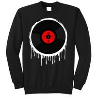 Dripping Vinyl Record Sweatshirt