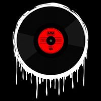 Dripping Vinyl Record City Backpack