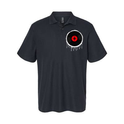 Dripping Vinyl Record Softstyle Adult Sport Polo