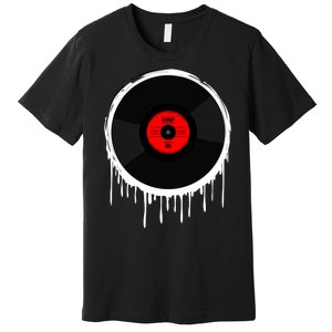 Dripping Vinyl Record Premium T-Shirt