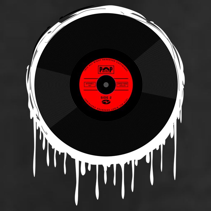 Dripping Vinyl Record 25L Jumbo Tote