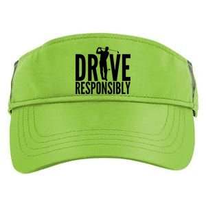 Drive Responsibly Golf Driver Adult Drive Performance Visor