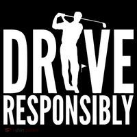 Drive Responsibly Golf Driver Drawstring Bag