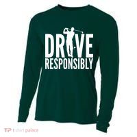Drive Responsibly Golf Driver Cooling Performance Long Sleeve Crew