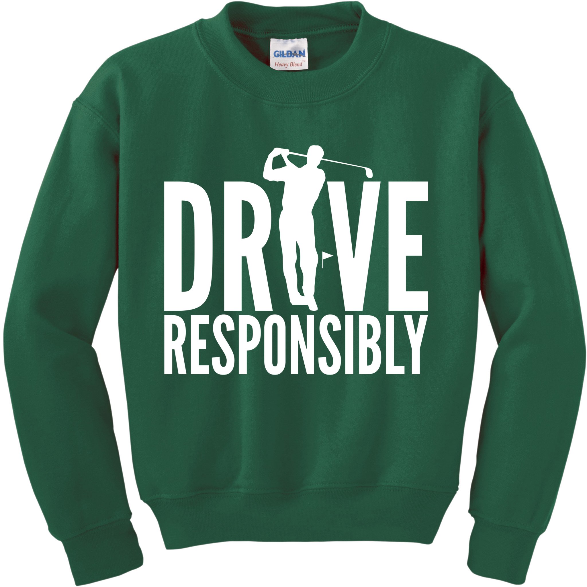 Drive Responsibly Golf Driver Kids Sweatshirt