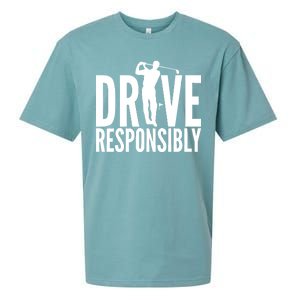 Drive Responsibly Golf Driver Sueded Cloud Jersey T-Shirt