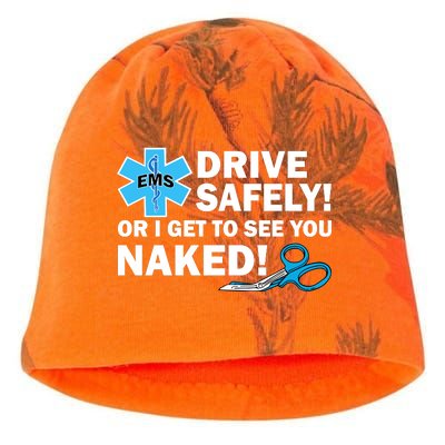 Drive Safely Or I Get To See You Naked EMS Kati - Camo Knit Beanie