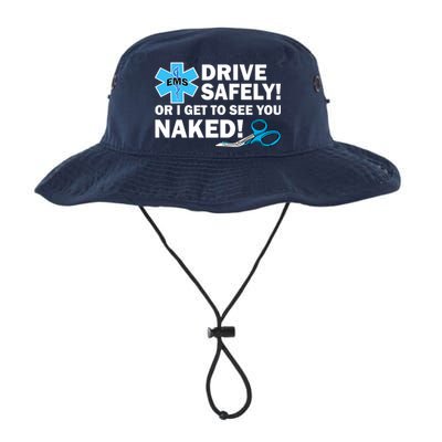 Drive Safely Or I Get To See You Naked EMS Legacy Cool Fit Booney Bucket Hat