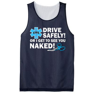 Drive Safely Or I Get To See You Naked EMS Mesh Reversible Basketball Jersey Tank