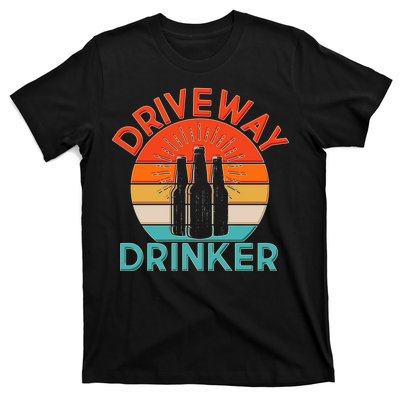 Driveway Drinker Retro T-Shirt