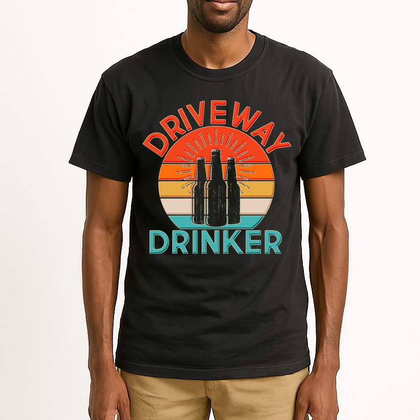 Driveway Drinker Retro Tall T-Shirt