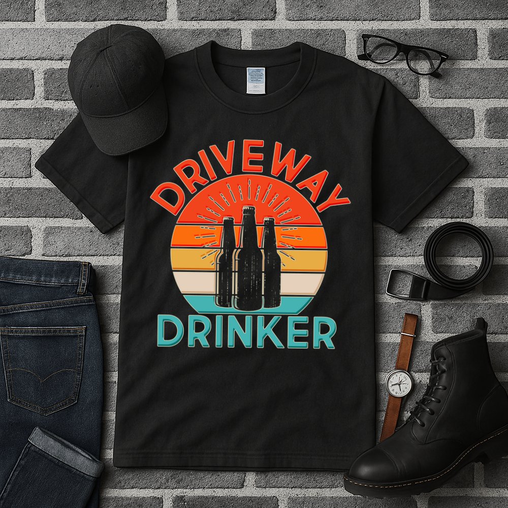 Driveway Drinker Retro Tall T-Shirt