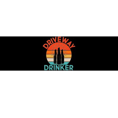 Driveway Drinker Retro Bumper Sticker