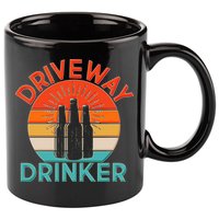Driveway Drinker Retro 11oz C Handle Ceramic Mug