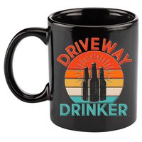 Driveway Drinker Retro 11oz C Handle Ceramic Mug