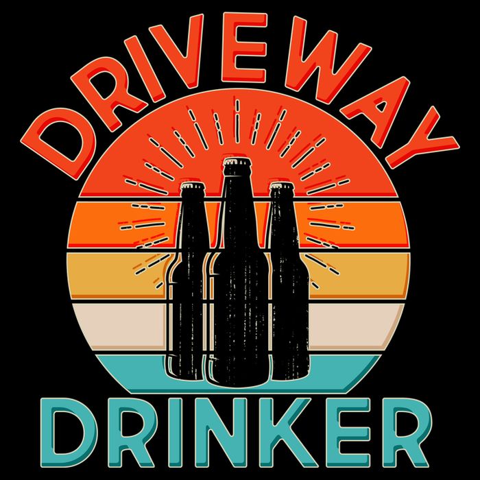Driveway Drinker Retro Flatbill Hat