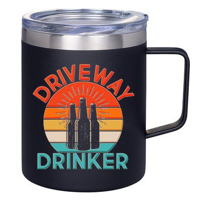 Driveway Drinker Retro 12oz Stainless Steel Coffee Mug