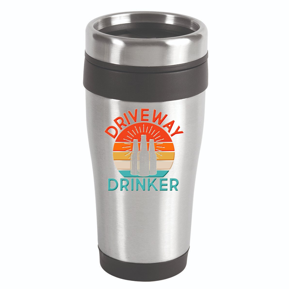 Driveway Drinker Retro 16oz Travel Tumbler