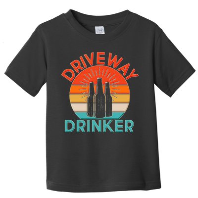 Driveway Drinker Retro Toddler T-Shirt