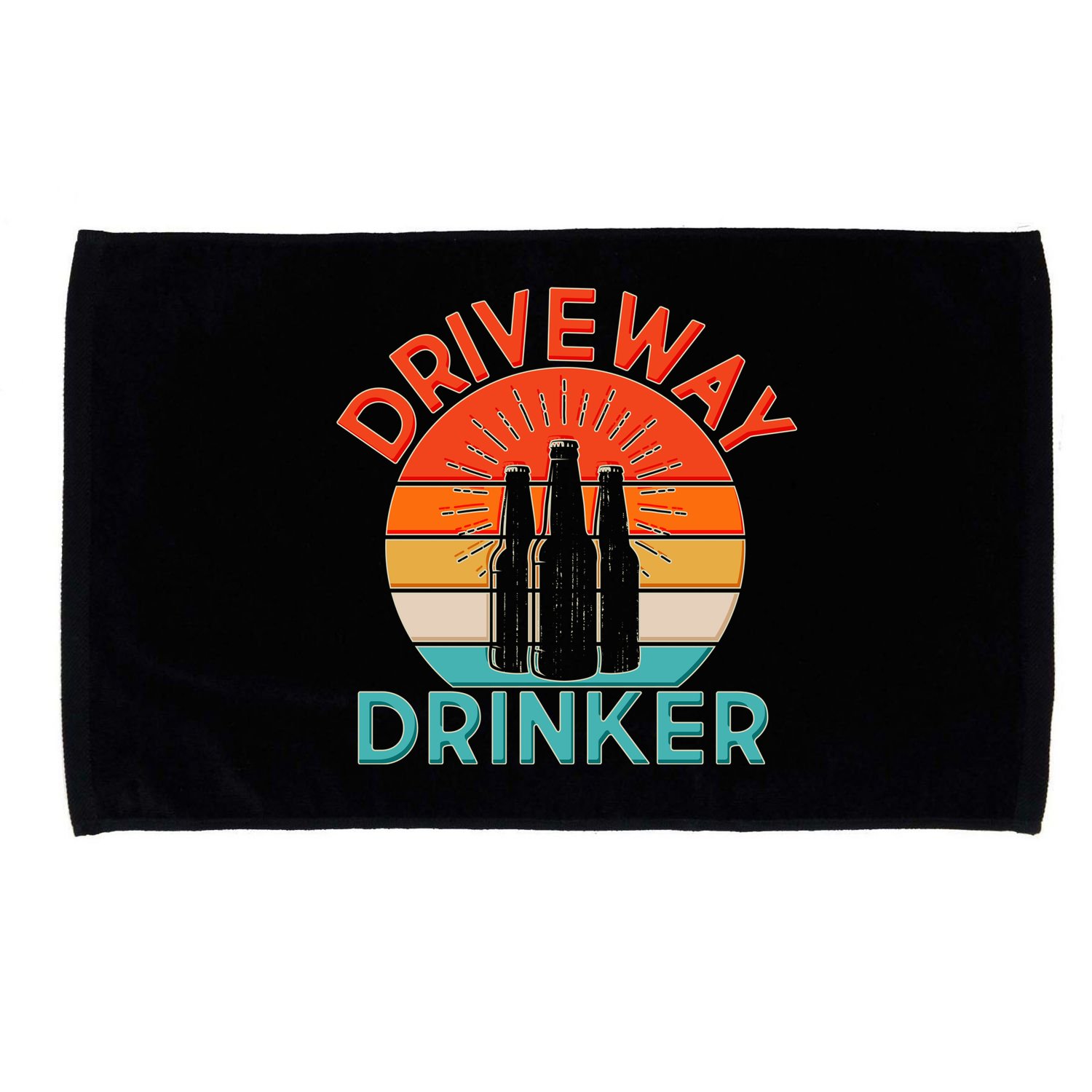 Driveway Drinker Retro Microfiber Hand Towel