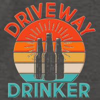 Driveway Drinker Retro Vector Backpack