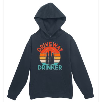 Driveway Drinker Retro Urban Pullover Hoodie