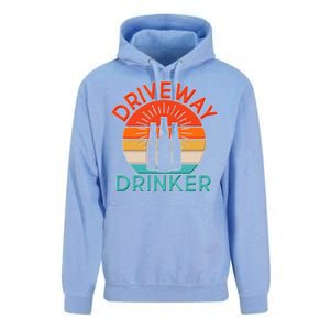 Driveway Drinker Retro Unisex Surf Hoodie