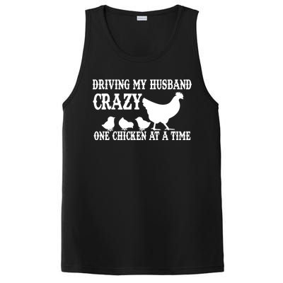 Driving My Husband Crazy One Chicken At A Time PosiCharge Competitor Tank