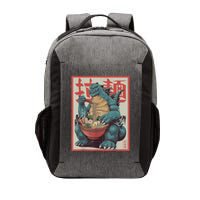 Dinosaur Ramen Japanese Art Graphic Kawaii Monster Anime Vector Backpack