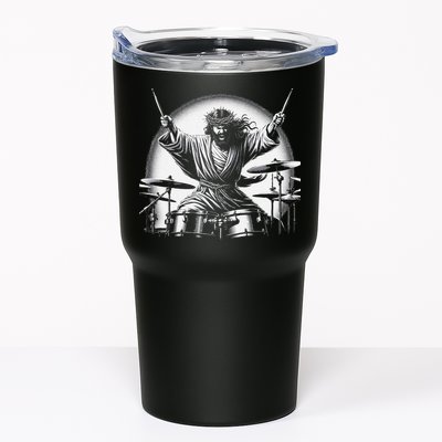 Drummer Rock Jesus Drumming Tumbler
