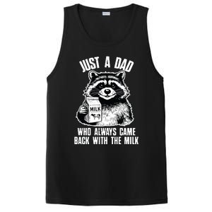 Dad Raccoon Just A Dad Who Came Back With The Milk FatherS Day PosiCharge Competitor Tank