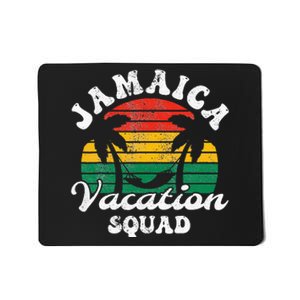 Distressed Retro Jamaica Vacation Squad Caribbean Trip Vacay Mousepad