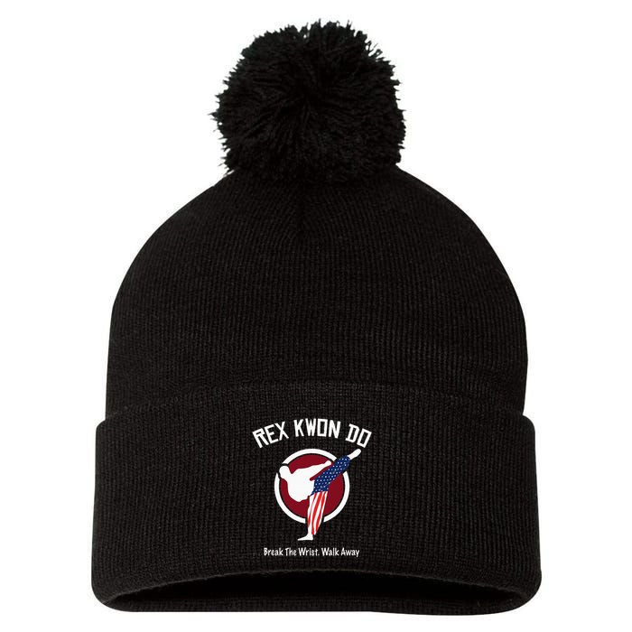 Dynamite Rex Kwon Do Break The Wrist. Walk Away Pom Pom 12in Knit Beanie