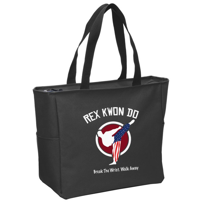 Dynamite Rex Kwon Do Break The Wrist. Walk Away Zip Tote Bag