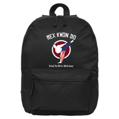 Dynamite Rex Kwon Do Break The Wrist. Walk Away 16 in Basic Backpack