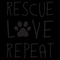 Dog Rescue Love Repeat Adopt Awareness Cooling Performance Crew T-Shirt