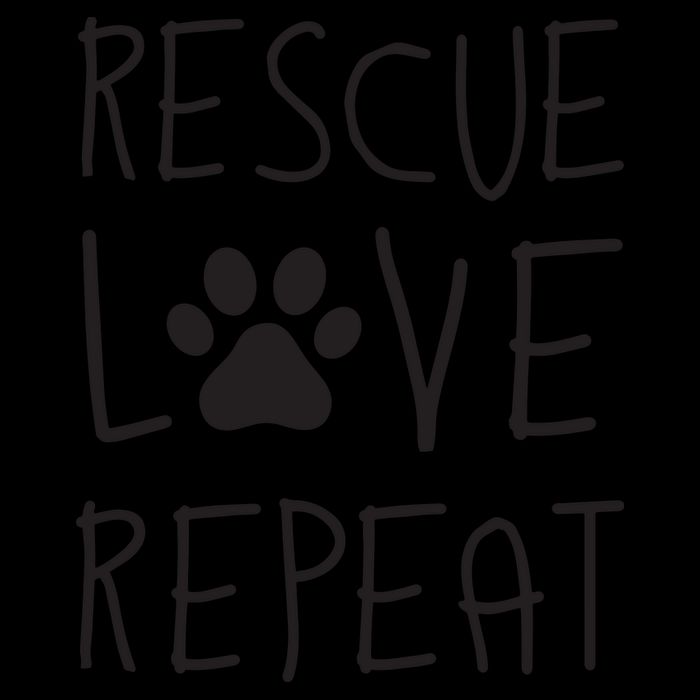 Dog Rescue Love Repeat Adopt Awareness Cooling Performance Crew T-Shirt