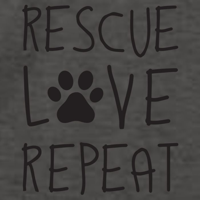 Dog Rescue Love Repeat Adopt Awareness Vector Backpack