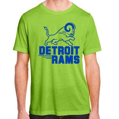 Detroit Rams Logo Adult ChromaSoft Performance T-Shirt