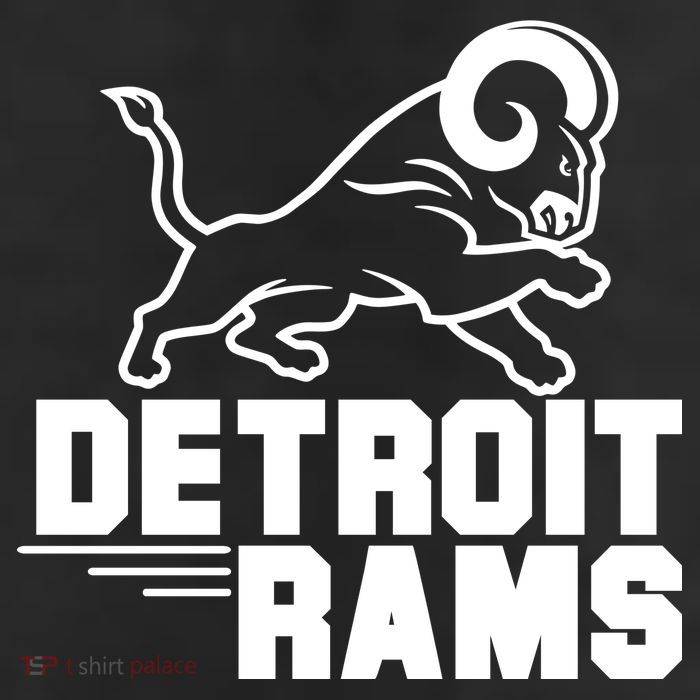 Detroit Rams Logo Cool Comfort Performance Bucket Hat